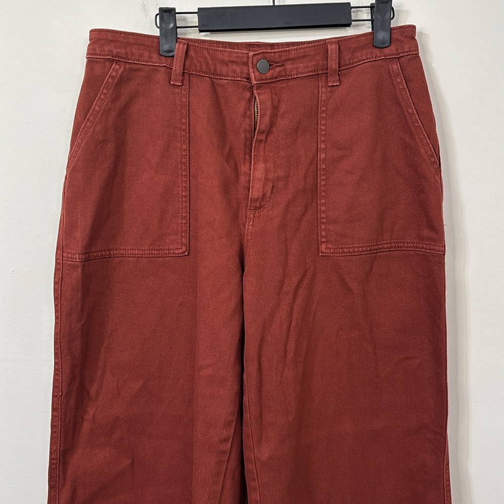 Universal Thread Rust Wide Leg Pants - Picture 3 of 11